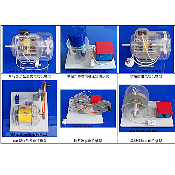 擬真透明電機(jī)與變壓器實(shí)驗(yàn)裝置,電動(dòng)車(chē)電機(jī)示教實(shí)驗(yàn)裝置